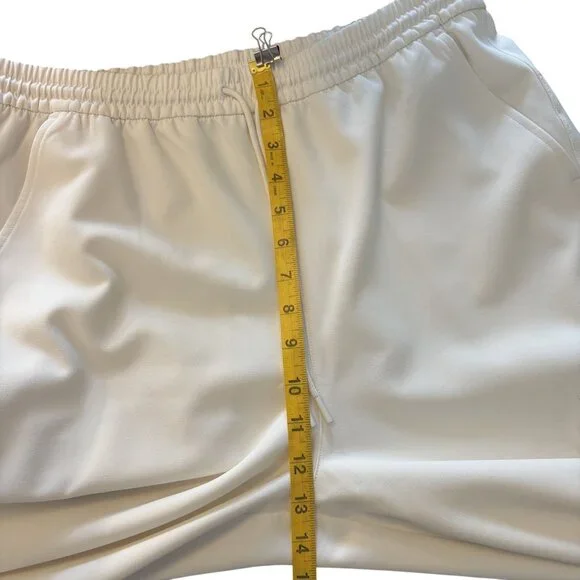 Athleta Promenade Cargo Pant size Medium Magnolia White, Elastic Waist & Pockets - Picture 10 of 14